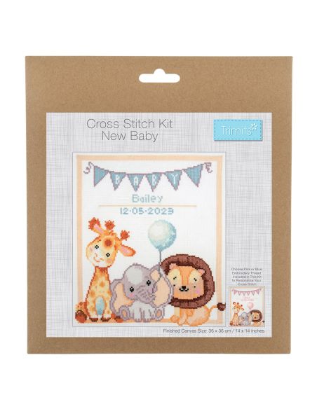 Groot telpakket kruissteek - Baby dieren