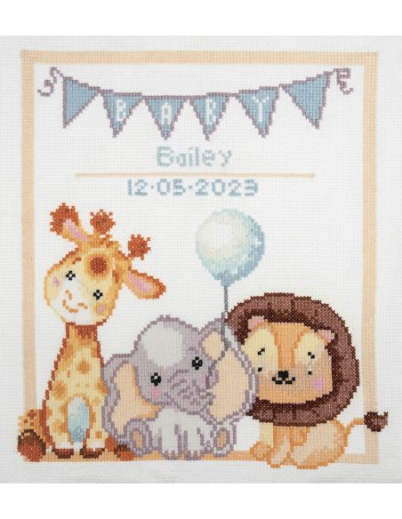 Groot telpakket kruissteek - Baby dieren