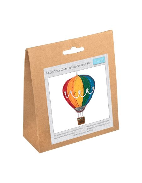 Vilt decoratieset: Luchtballon