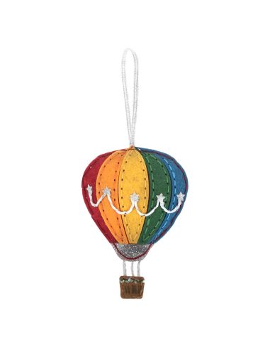 Vilt decoratieset: Luchtballon
