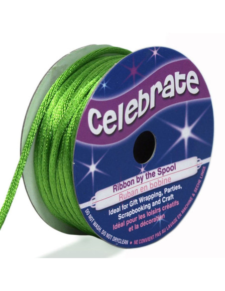 Ratstaartkoord Celebrate groen - 2 mm x 10 meter