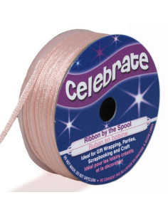 Ratstaartkoord Celebrate roze - 2 mm x 10 meter