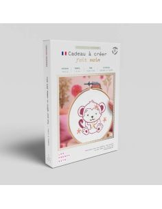 Borduurpakket French'kits - Baby aapje 2