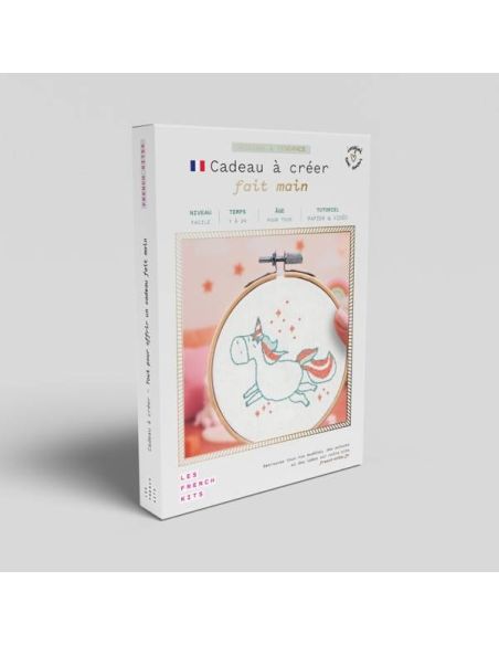 Borduurpakket French'kits - Eenhoorn