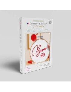 Borduurpakket French'kits - Kusje 2