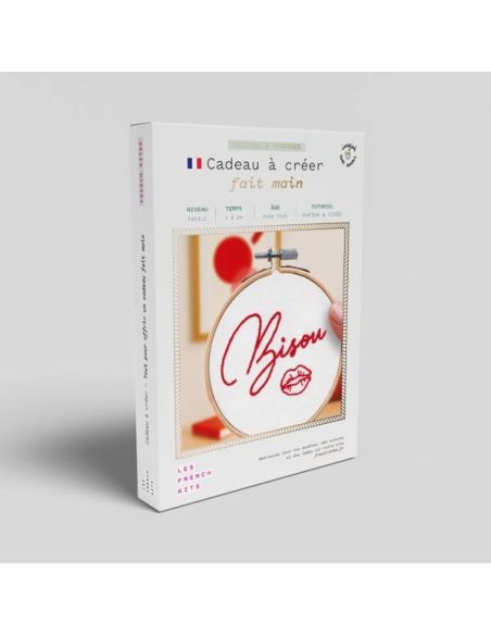 Borduurpakket French'kits - Kusje