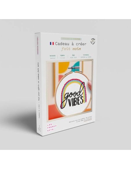 Borduurpakket French'kits - Good vibes