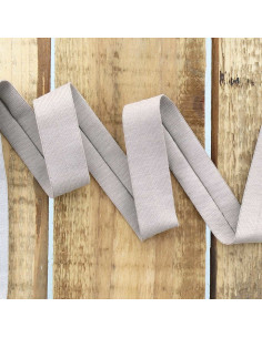 Jersey biais katoen - Taupe