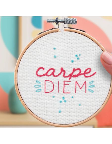 Borduurpakket French'kits - Carpe Diem