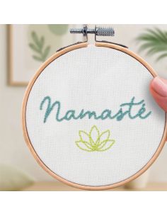 Borduurpakket French'kits - Namaste