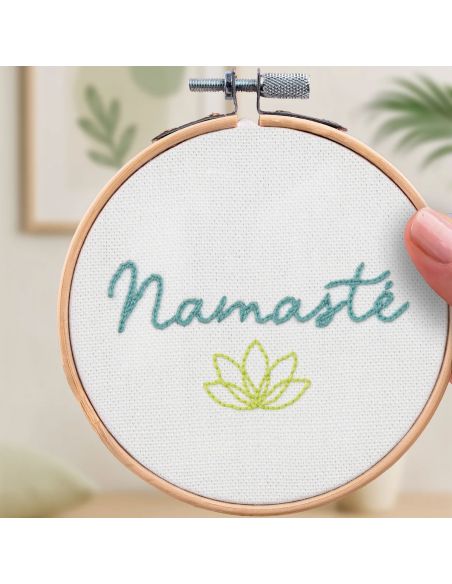 Borduurpakket French'kits - Namaste