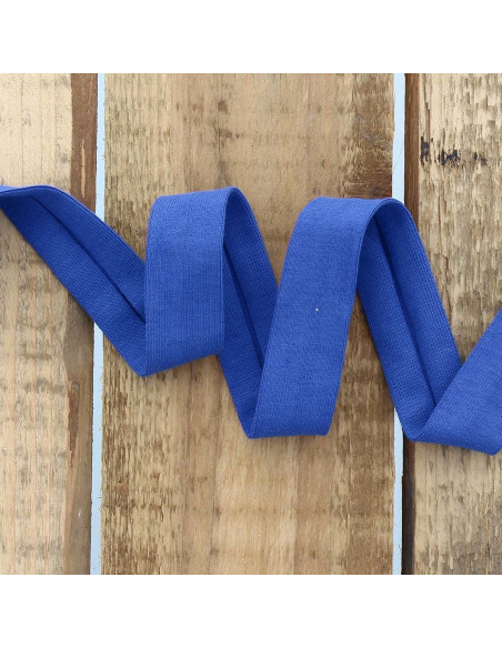 Katoenen biaisband - Blauw