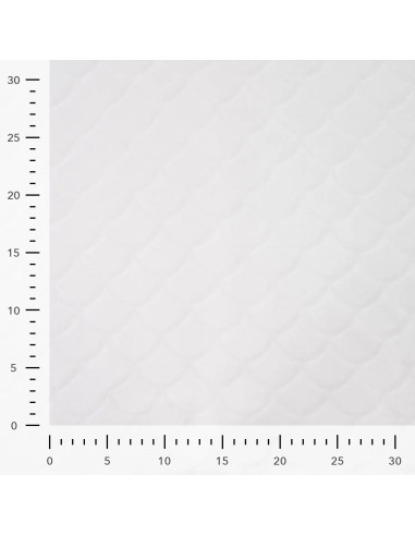 Zeemeermin minky stof - Ecru