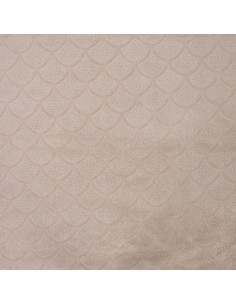 Zeemeermin minky stof - Taupe 2