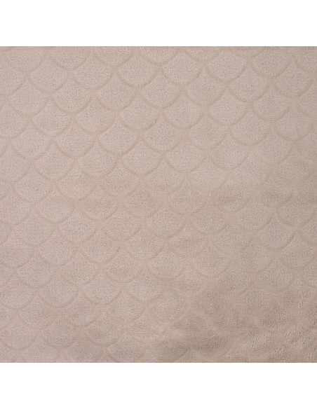 Zeemeermin minky stof - Taupe