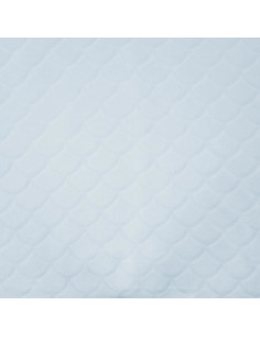 Zeemeermin minky stof - Babyblauw 2