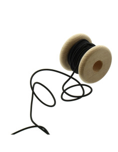 Elastisch koord 2,30 mm - Zwart