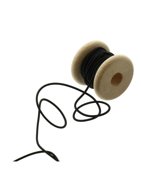 Elastisch koord 2,30 mm - Zwart