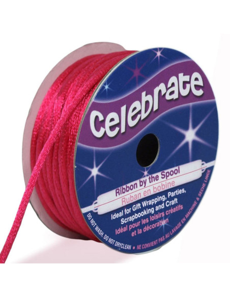 Ratstaartkoord Celebrate fuchsia - 2 mm x 10 meter