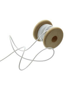 Elastisch koord 2,30 mm - Wit