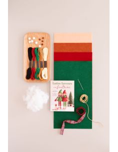 Mijn kerstversiering van vilt - De ondeugende elfjes 2