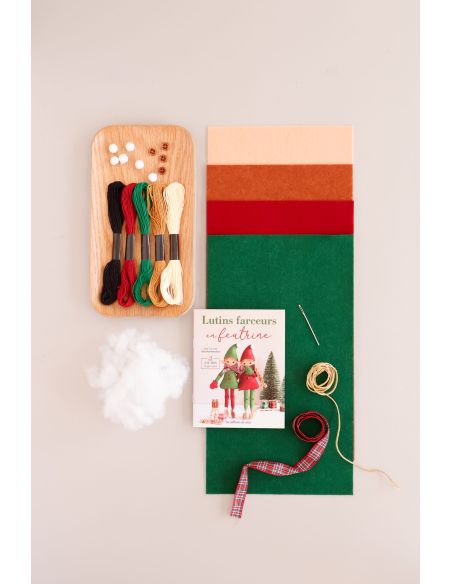Mijn kerstversiering van vilt - De ondeugende elfjes