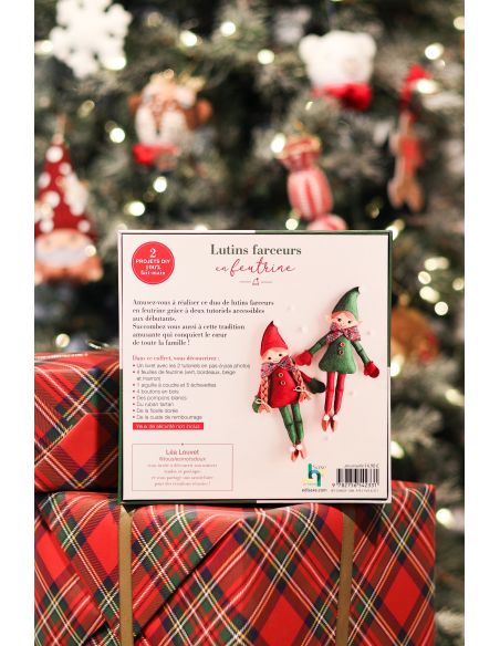 Mijn kerstversiering van vilt - De ondeugende elfjes