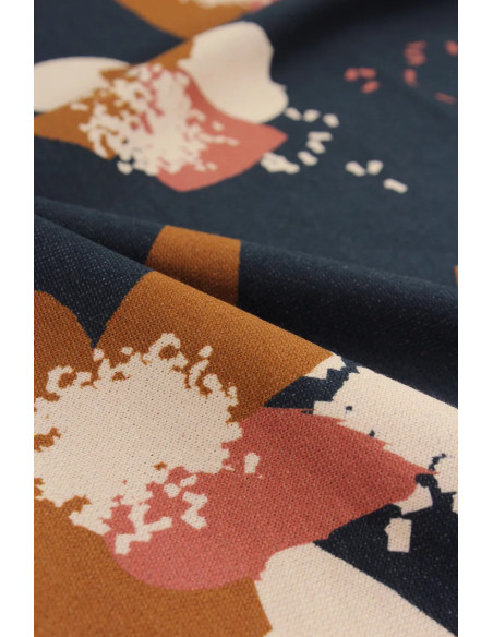 Anémona Inktblauw sweatstof - Églantine & Zoé
