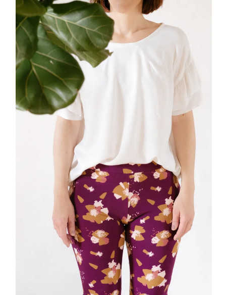 Anémona Mûroise katoenen jersey stof - Églantine & Zoé