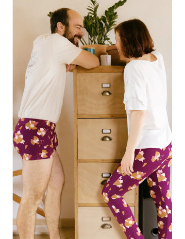 Anémona Mûroise katoenen jersey stof - Églantine & Zoé