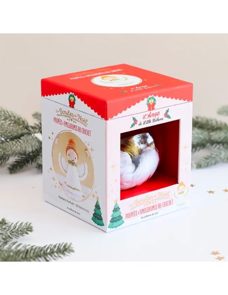 Gehaakte amigurumi kerstbal set - De engel