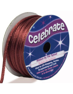 Ratstaartkoord Celebrate chocolade - 2 mm x 10 meter