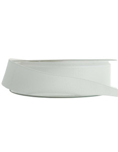 Grosgrain band voor rok 25 mm - Wit 2