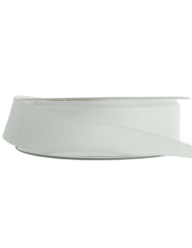 Grosgrain band voor rok 25 mm - Wit