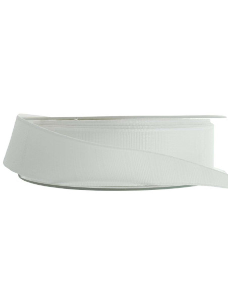 Grosgrain band voor rok 25 mm - Wit