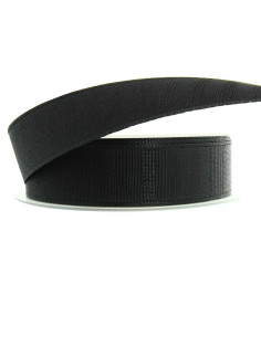 Grofkorrelige tailleband rok 25 mm - Zwart 2