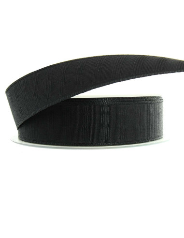 Grofkorrelige tailleband rok 25 mm - Zwart
