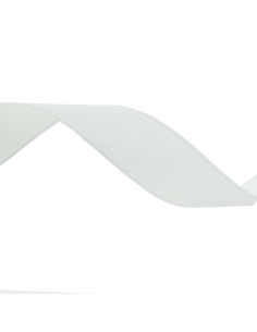 Grofkorrelige band voor rok 30 mm - Wit