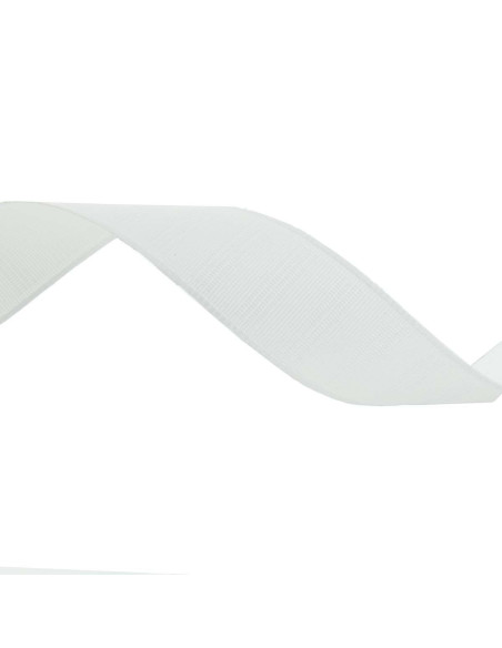 Grofkorrelige band voor rok 30 mm - Wit