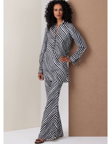 Patroon van tuniek - Vogue 2140