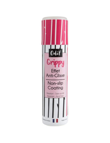 Grippy anti-slip spray effect