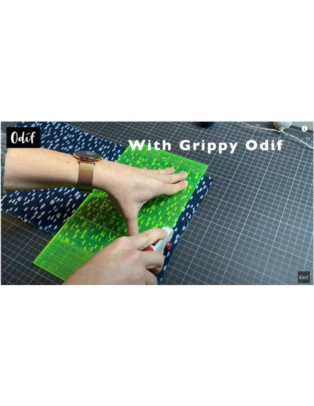 Grippy anti-slip spray effect
