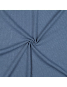 Fijn geribbelde katoenen jersey stof - Jeans