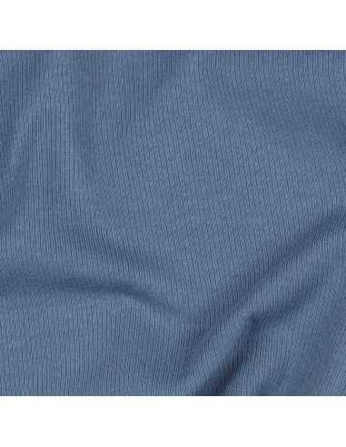 Fijn geribbelde katoenen jersey stof - Jeans
