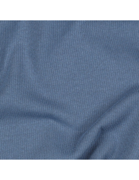 Fijn geribbelde katoenen jersey stof - Jeans