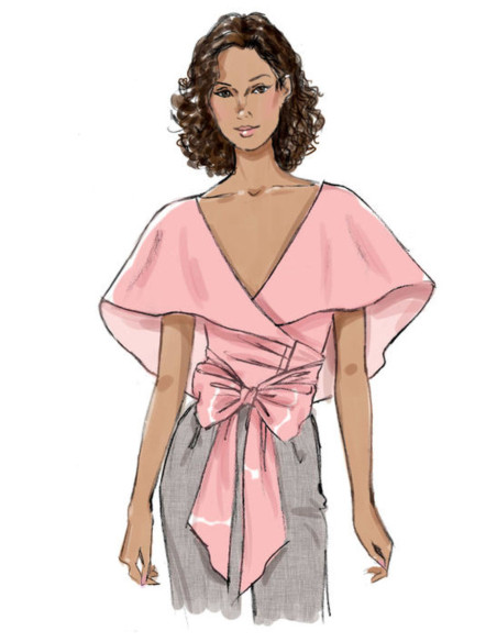 Patroon voor tops - Vogue 9315