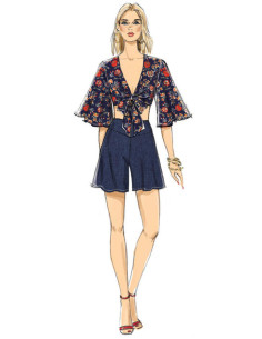 Patroon voor tops, shorts en broek - Vogue 9319 2