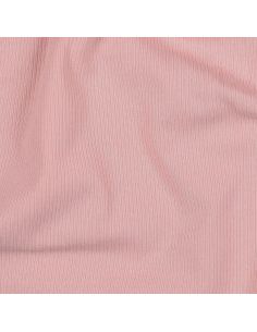 Fijn geribbelde katoenen jersey stof - Roze 2