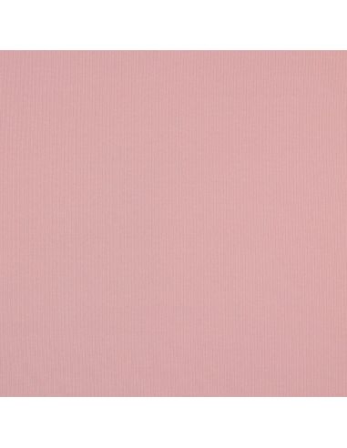 Fijn geribbelde katoenen jersey stof - Roze