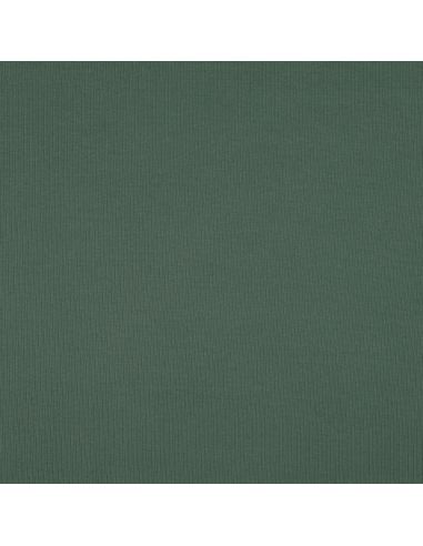 Fijn geribbelde katoenen jersey stof - Groen